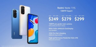 Pricing info: Redmi Note 11S