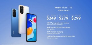 Información de precio: Redmi Note 11S