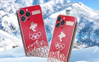 Caviar celebrates Winter Olympics start with custom iPhone 13 Pros