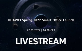 Watch Huawei's Spring 2022 Smart Office Live event here