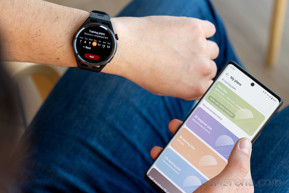 Huawei watch gt training online