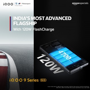 iQOO 9 series will come with 4,700 mAh battery and 120W charging outside China