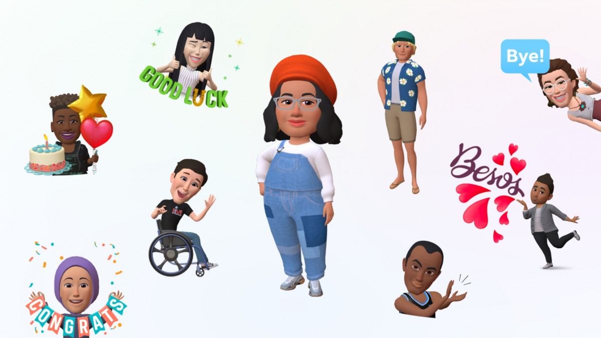 Meta updates the 3D avatars for Facebook, Messenger and Instagram