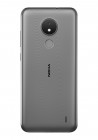 Nokia C21 en gris cálido y azul oscuro