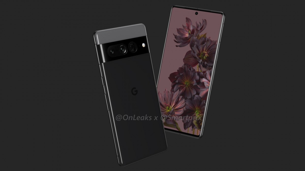 Early render of the Google Pixel 7 Pro