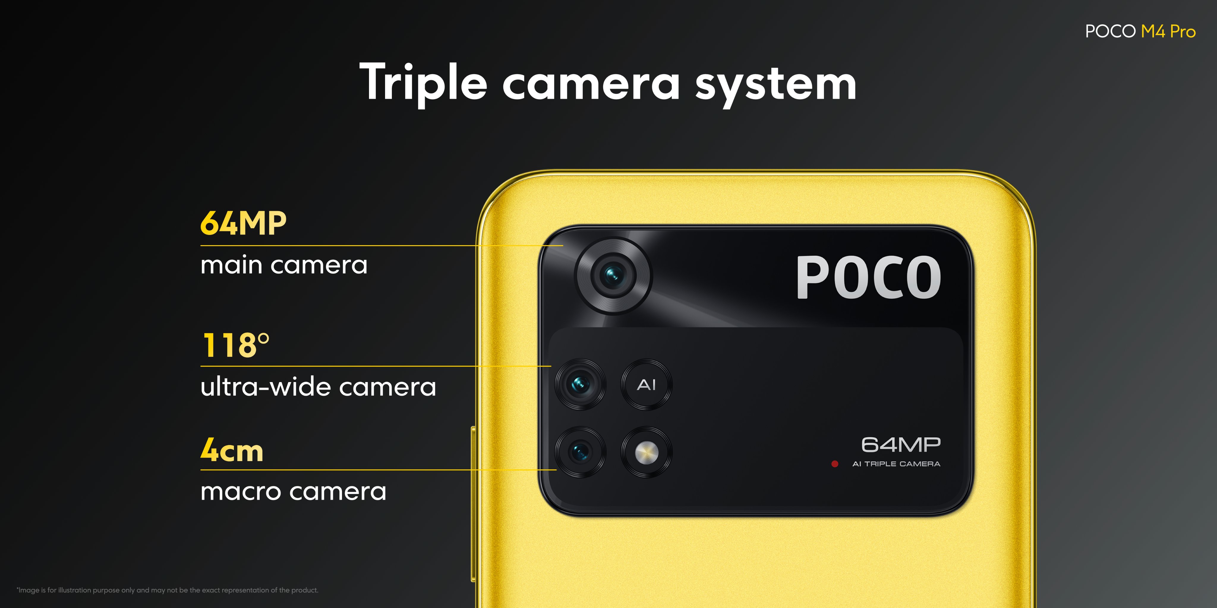Poco M4 Pro Triple Camera