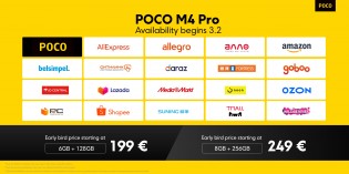 Poco M4 Pro sẽ có mặt trên thị trường vào ngày 2 tháng 3 tại các cửa hàng này (với chiết khấu dành cho người mua sớm là € 20)
