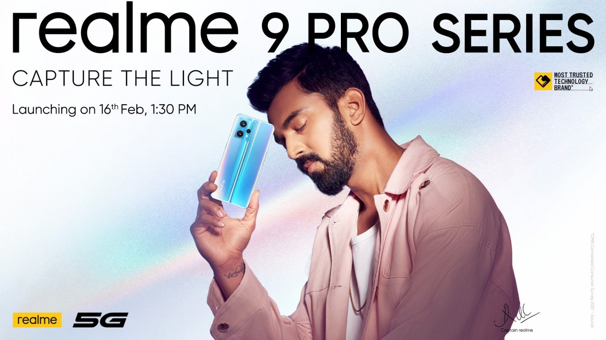 It’s official: Realme 9 Pro series with color-changing design is coming on February 16