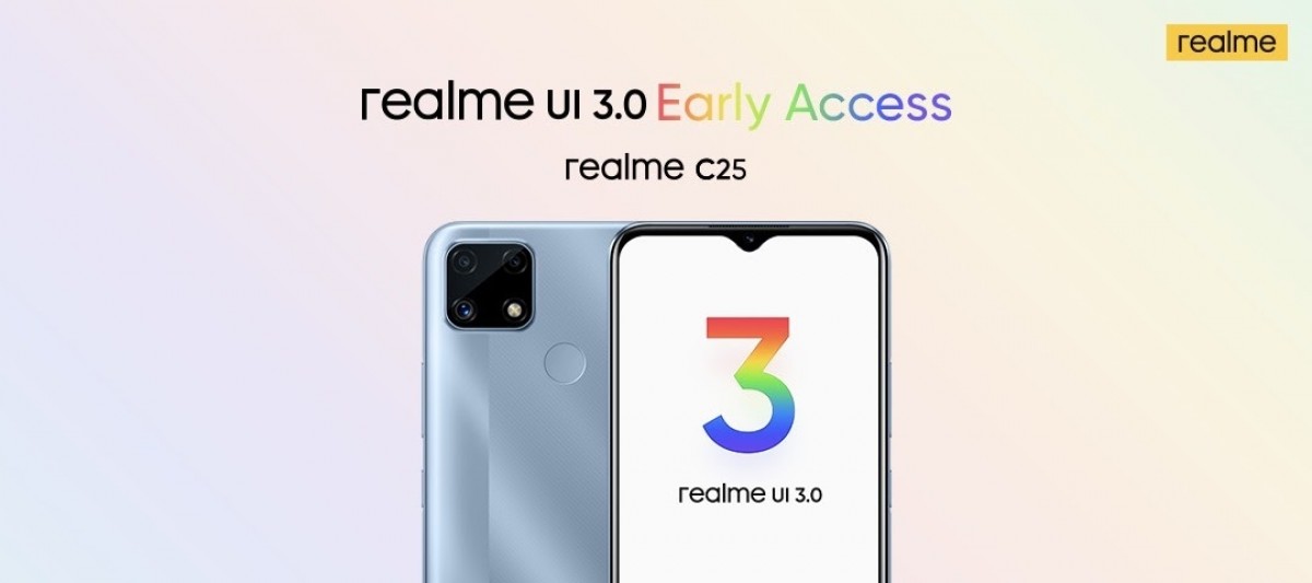 Realme C25 gets Android 12-based Realme UI 3.0 beta