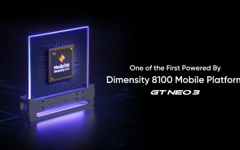 Realme GT Neo3 will be one of the first Dimensity 8100-powered smartphones
