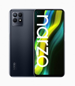 Realme Narzo 50 in Speed Blue and Speed Black