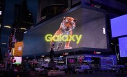 Samsung Galaxy S22 series 3D billboard ad depicts larger than life tiger