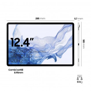 Samsung Galaxy Tab S8+ promo materials