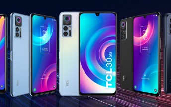 TCL 30 5G unveiled with Dimensity 700, 30 and 30+ join in with 50MP cameras
