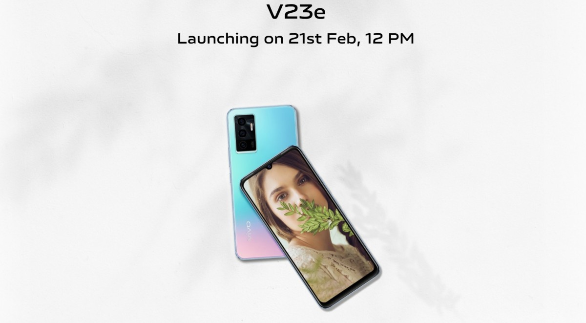vivo V23e 5G India launch set for February 21