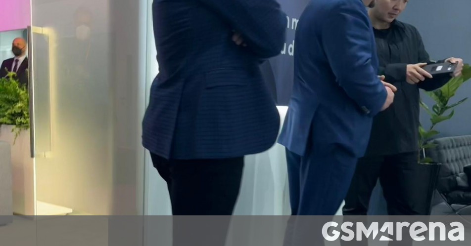 Spy photo shows Carl Pei and Cristiano Amon admiring a Nothing phone prototype thumbnail