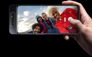 The Samsung Galaxy A80 used the same cameras for selfies as it did for regular photos and videos