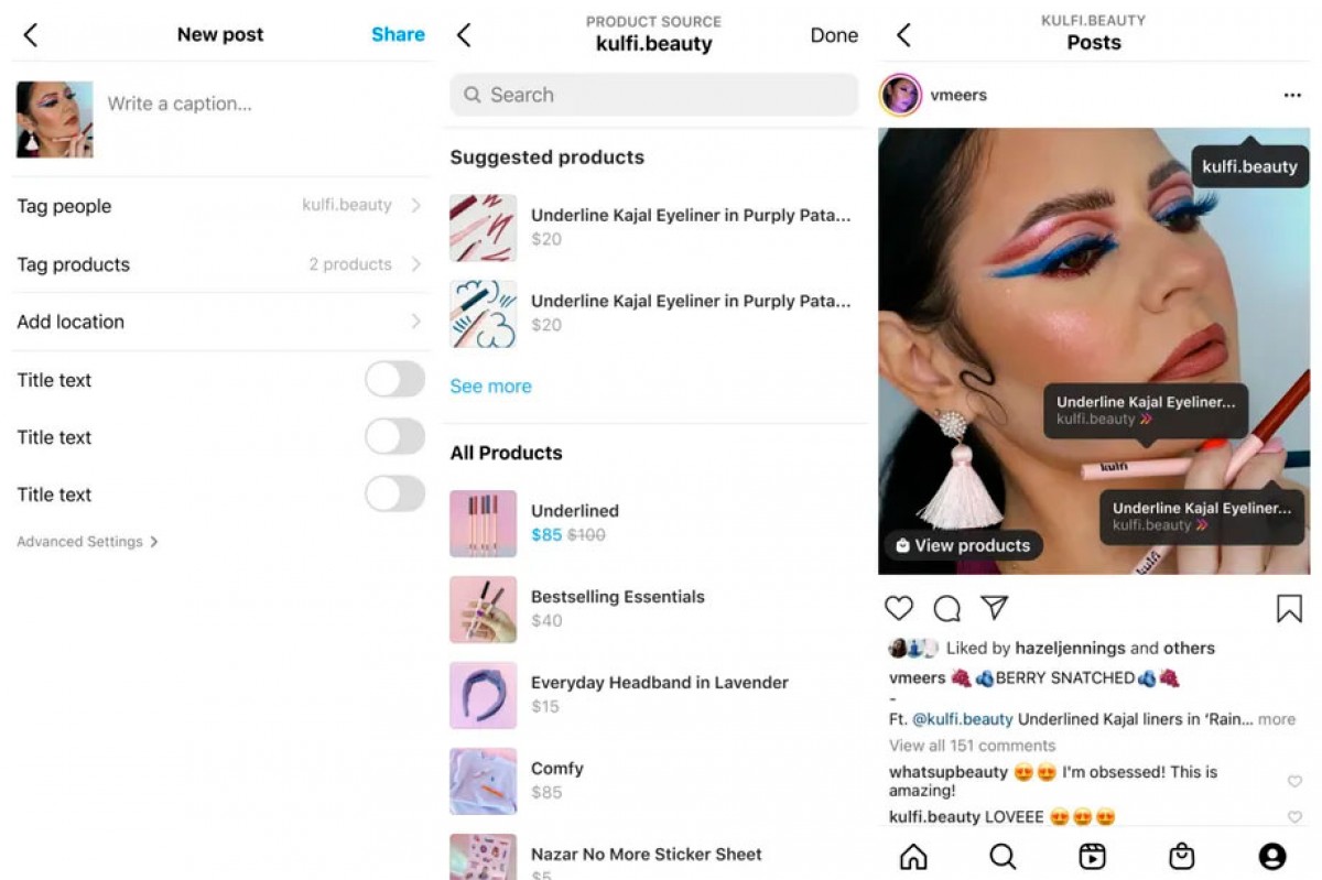 instagram scheduler with product tagging