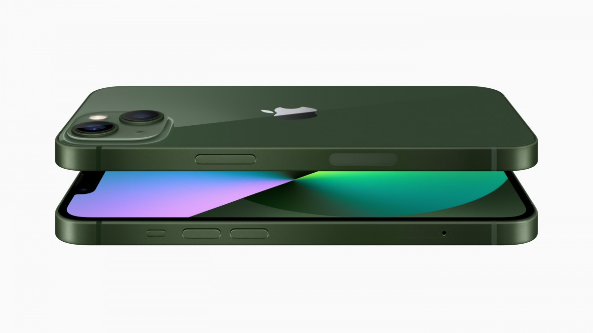 iPhone 13 in green