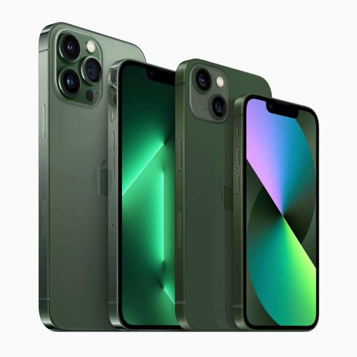 Apple Announces New Green Versions Of The Iphone 13 Lineup Gsmarena Com News