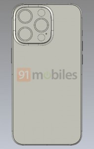 Apple iPhone 14 Pro (render berbasis CAD)