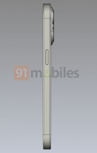 Apple iPhone 14 Pro (render berbasis CAD)