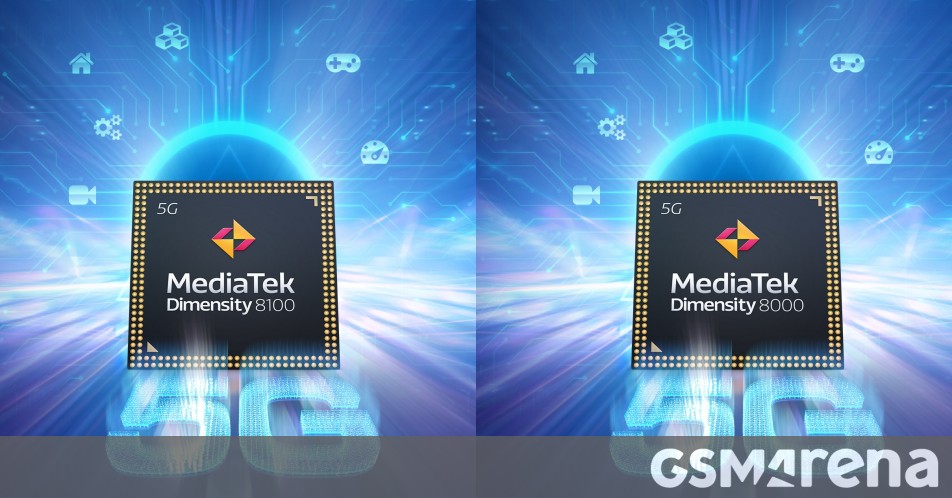 Dimensity 8100 and 8000 announced, first smartphones coming in March ...