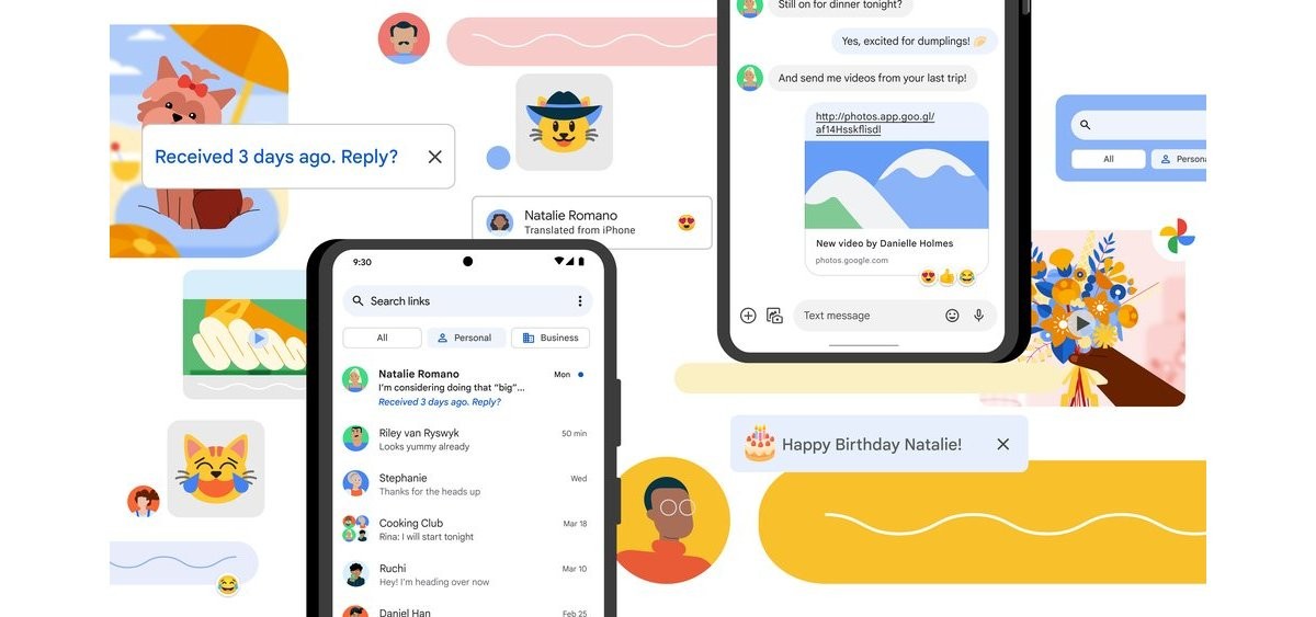 Messages by Google update now displays reactions from iPhones