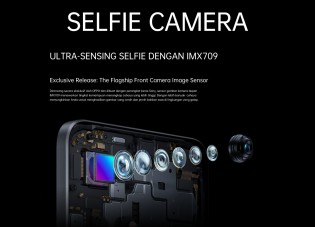 Oppo Reno7: câmera selfie de 32 MP (sensor IMX709)