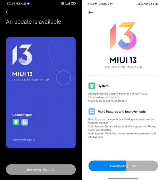 Poco X3 Pro is receiving Android 12-based MIUI 13 update in India