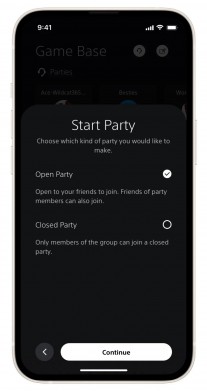 Aplikasi PS mendapatkan UI Basis Game yang diperbarui, ditambah dukungan untuk membuat pesta terbuka dan tertutup