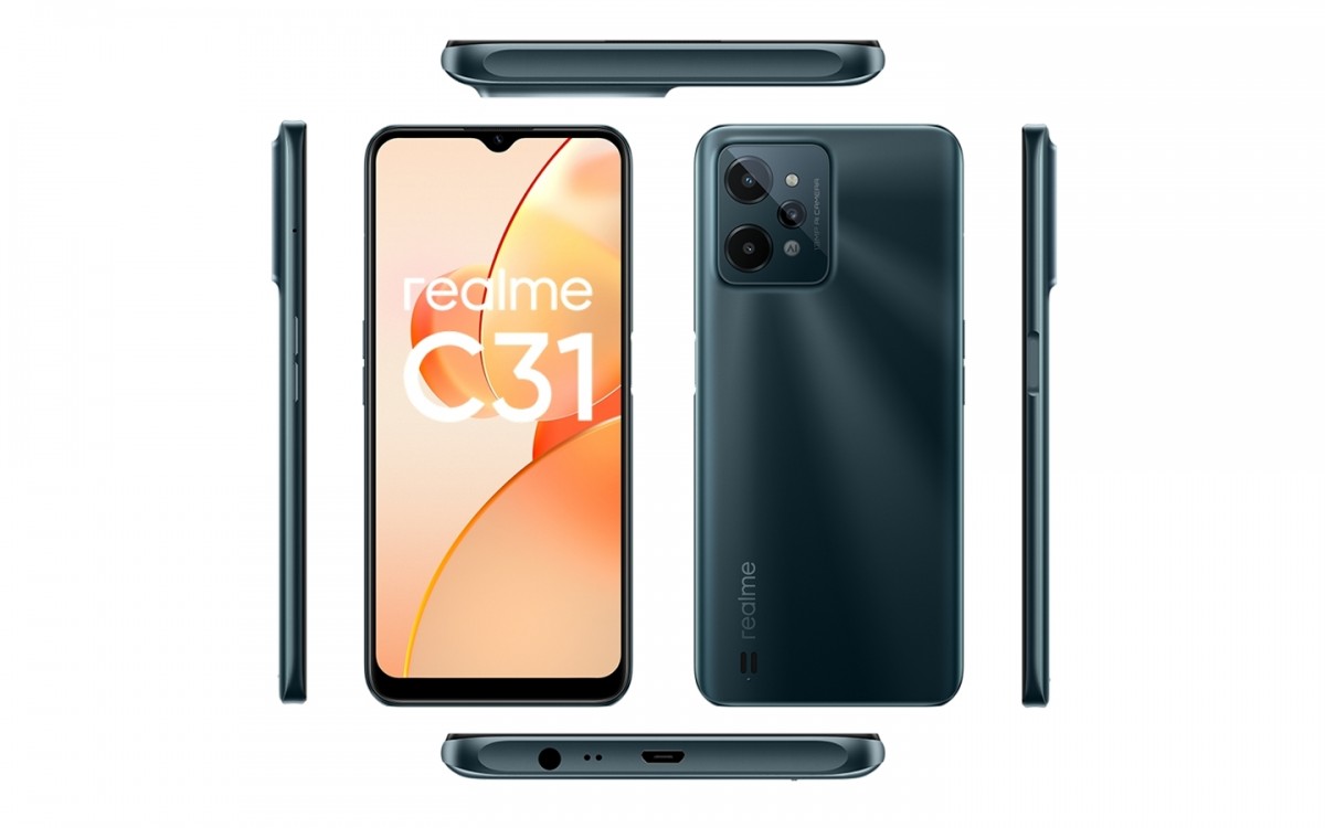 Realme C31 entry-level smartphone leaks