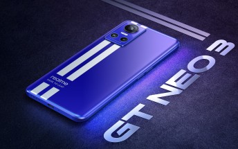 Realme GT Neo3 Le Mans version shown off in official poster, launch set for March 22