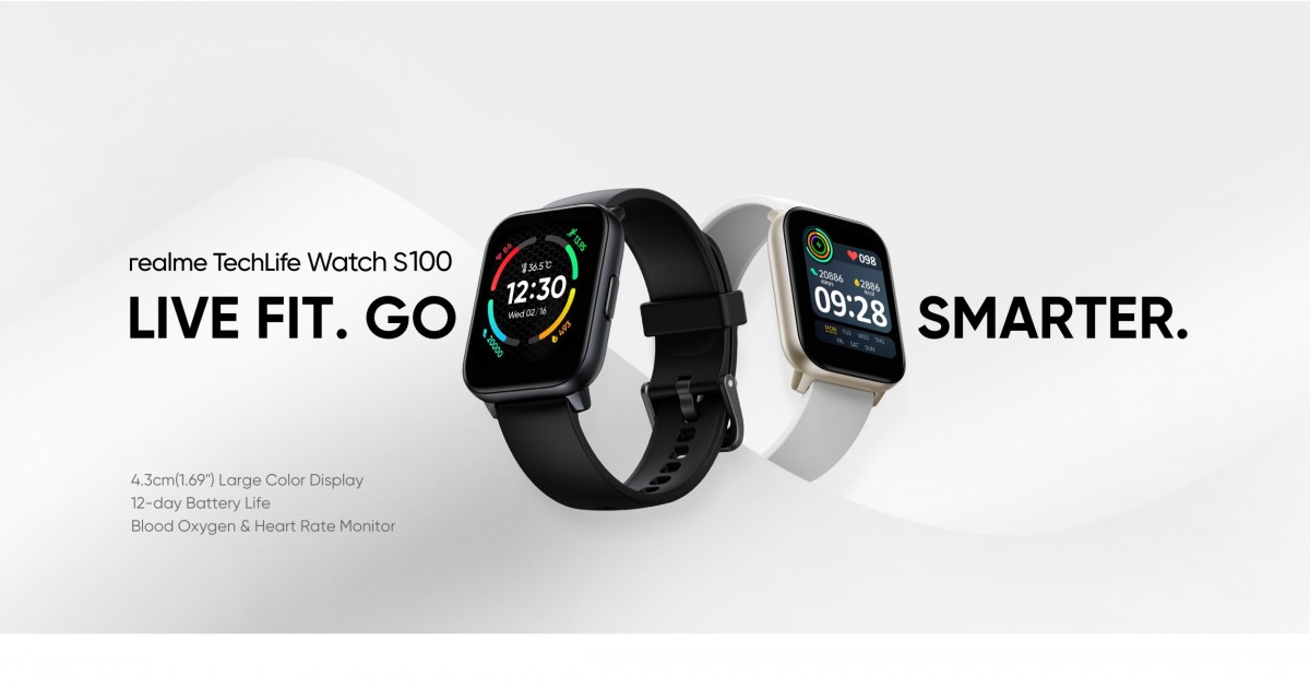 Realme ra mắt TechLife Watch S100 và Buds N100