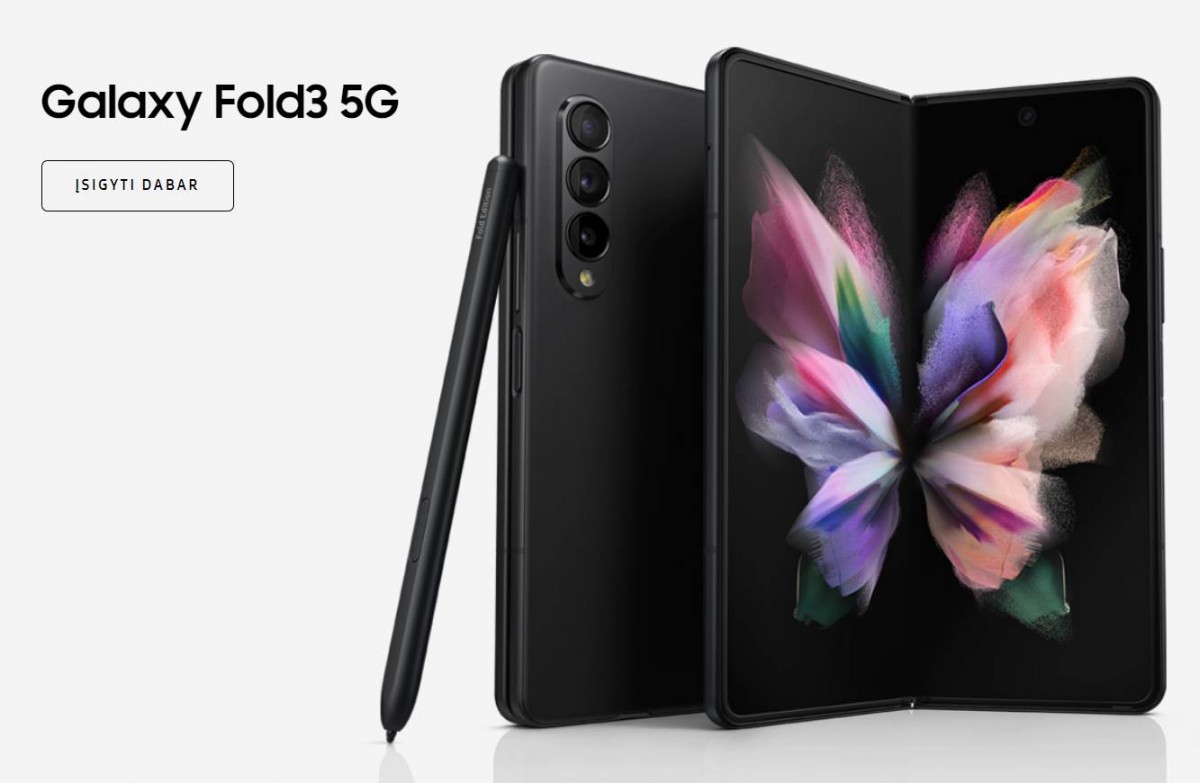 Samsung drops the Z from the Galaxy Z Fold3 and Z Flip3 in Baltic countries