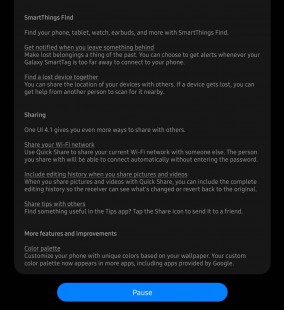 Samsung Galaxy Z Fold3 update changelog