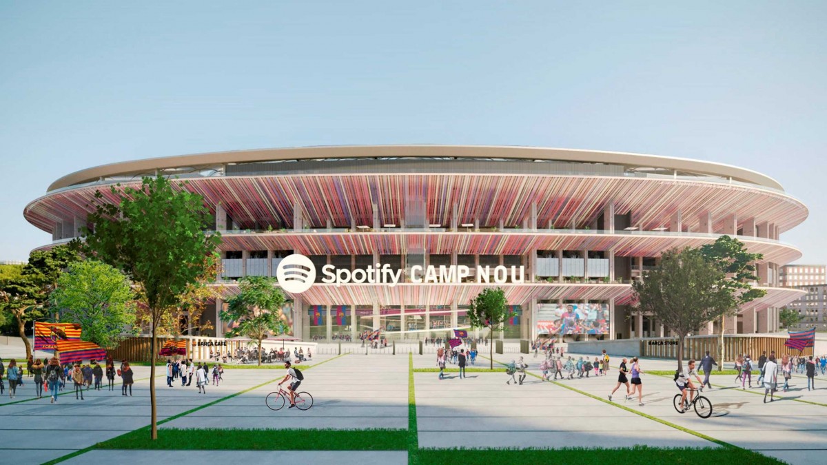 Spotify becomes main sponsor of FC Barcelona, adds its name to Camp Nou