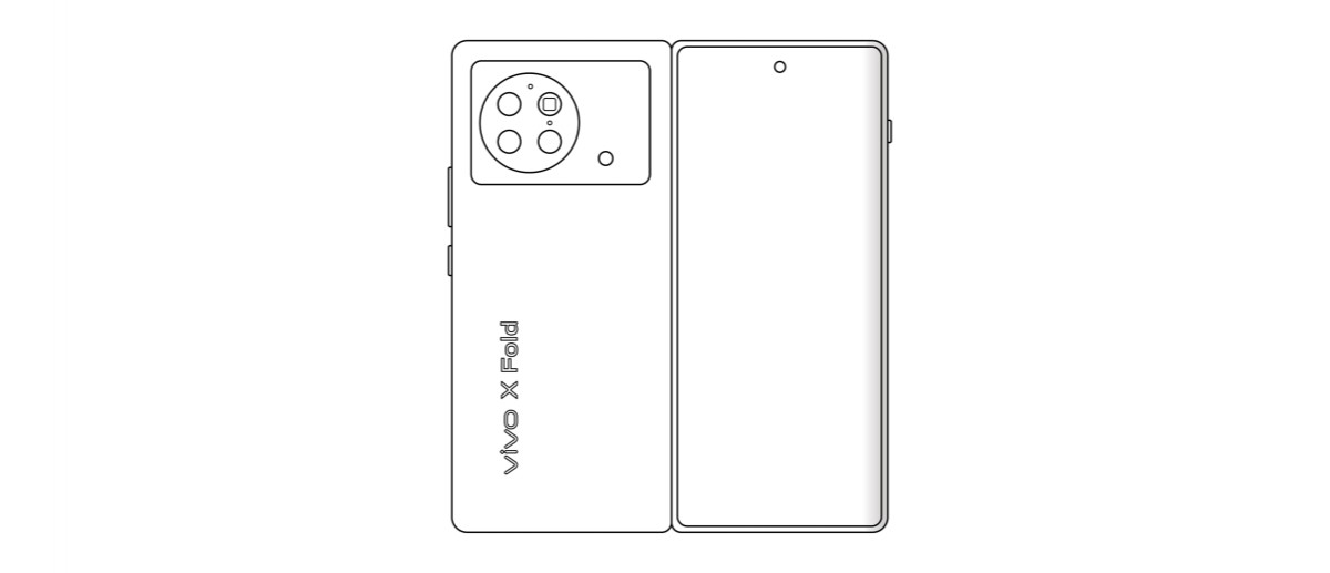 Vivo X Fold schematics reveal quad cam setup on the back