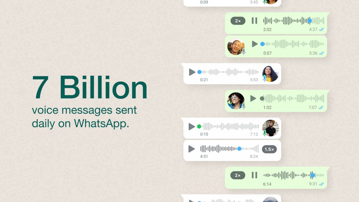 WhatsApp is improving voice messages with out of chat playback, pause/resume recording