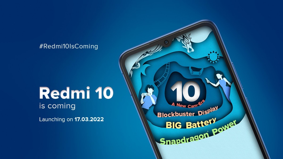 Xiaomi Redmi 10 arrive en Inde le 17 mars avec une puce Snapdragon 6nm et une double caméra 50MP