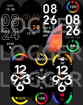 Xiaomi Smart Band 7 watch faces