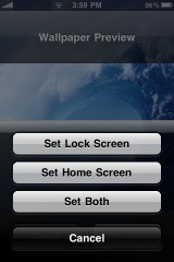 for lock screen or homescreen