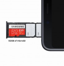Dedicated microSD slot
