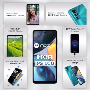 Motorola Moto G22's features