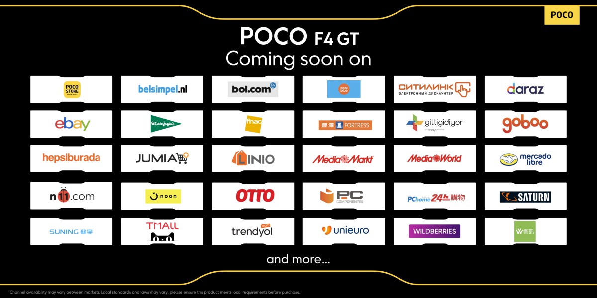 Poco F4 GT presentado con SD8 Gen1, pantalla de 120 Hz y carga de 120 W