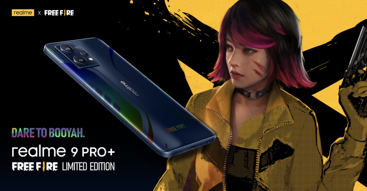 Realme announces the Realme 9 Pro+ Free Fire Limited Edition for Europe