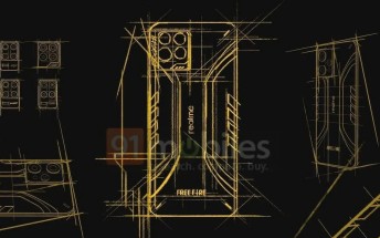 Realme 9 Pro+ Free Fire Limited Edition's design revealed through leaked image