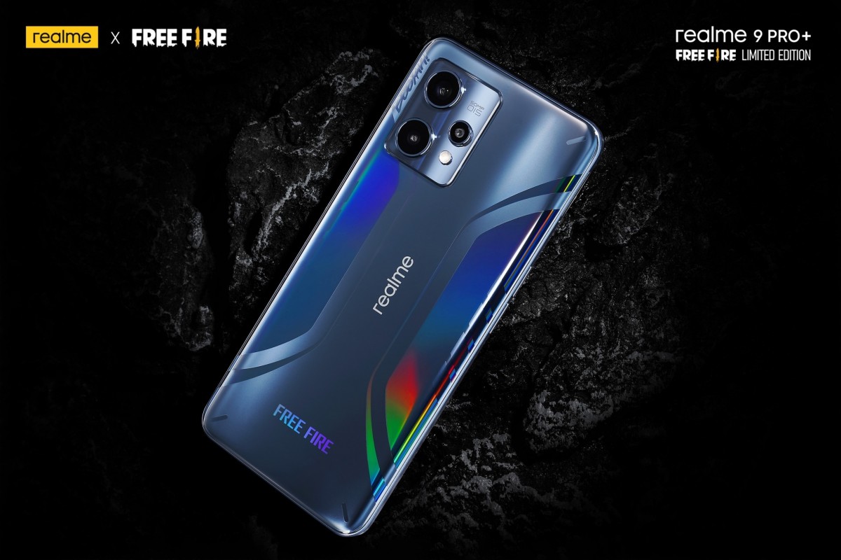 Realme 9 Pro+ Free Fire Limited Edition aparece en imágenes oficiales, se anuncia la fecha de lanzamiento