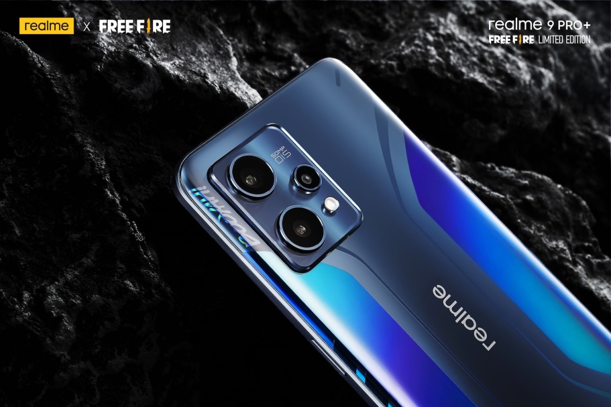 Realme 9 Pro+ Free Fire Limited Edition appears in official images, launch  date revealed - GSMArena.com news