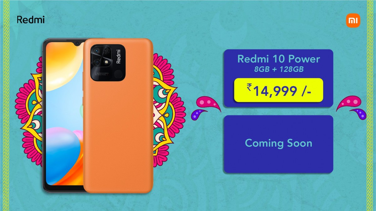 Redmi 10 Power presentado en India: un Redmi 10 con respaldo de cuero sintético, más RAM